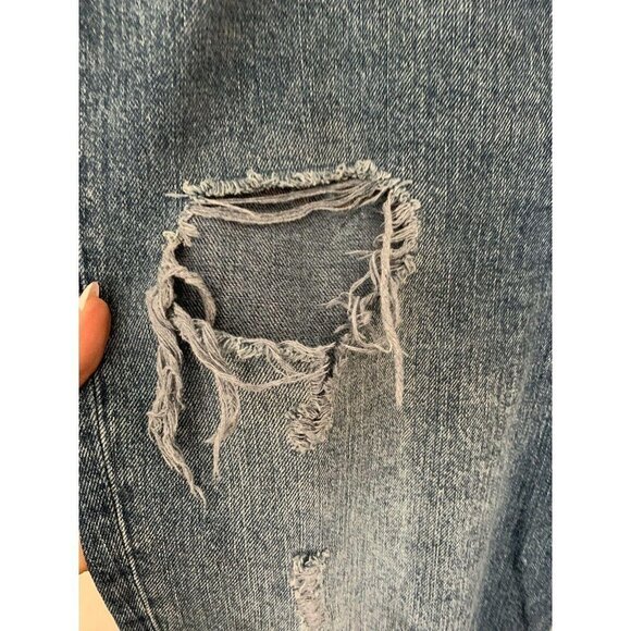 ASOS Remo Denim Jeans Distressed Denim 18/32 Redon - Picture 5 of 8